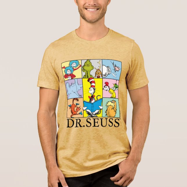 Dr. Seuss | Geschichten Grafik Tri-Blend Shirt (Vorderseite)