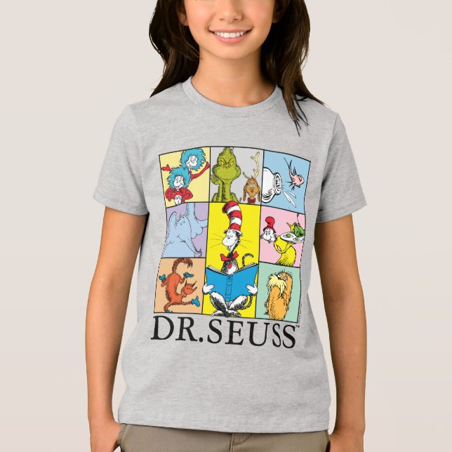 Dr. Seuss | Geschichten Grafik Tri-Blend Shirt (Vorderseite)
