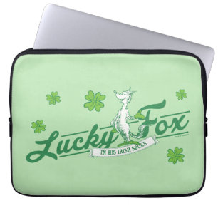 Dr. Seuss Glücklicher Fuchs in seinen irischen S Laptopschutzhülle