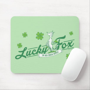 Dr. Seuss Glücklicher Fuchs in seinen irischen S Mousepad