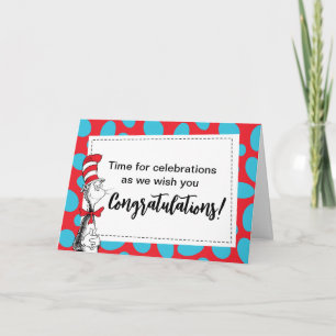 Dr. Seuss   Glückwunsch an die Katze Karte