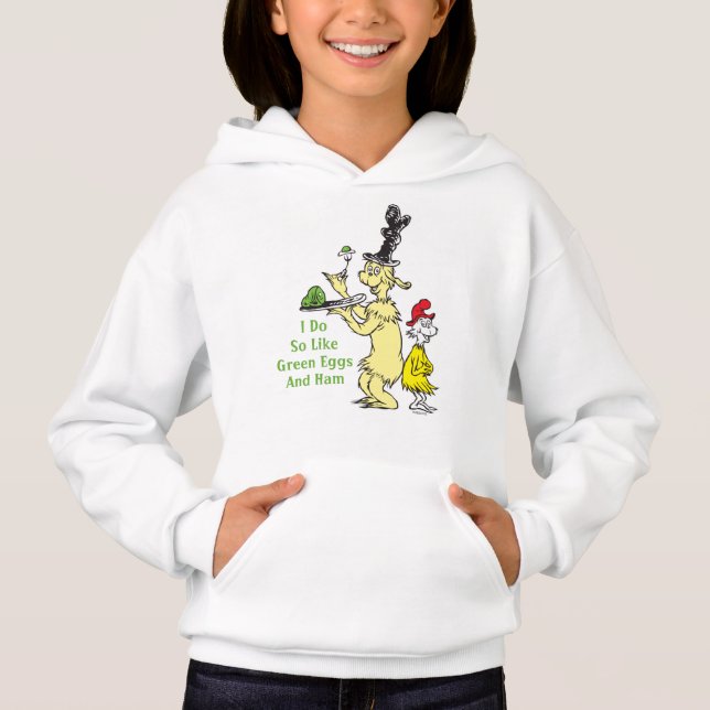 Dr. Seuss Green Eggs and | Friend & Sam-I-Am Hoodie (Vorderseite)