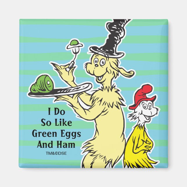 Dr. Seuss Green Eggs and | Friend & Sam-I-Am Magnet (Vorne)