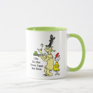 Dr. Seuss Green Eggs and   Friend & Sam-I-Am Tasse