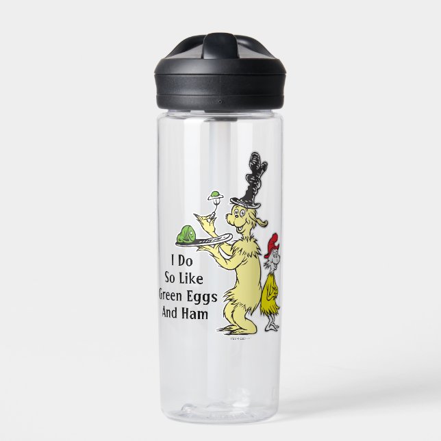 Dr. Seuss Green Eggs and | Friend & Sam-I-Am Trinkflasche (Vorderseite)