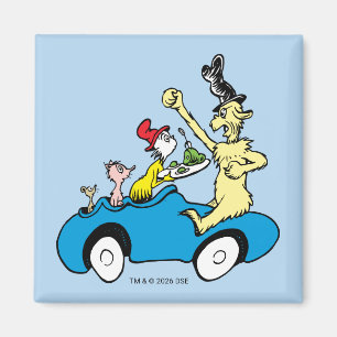 Dr. Seuss Green Eggs and Ham Charaktere im Auto Magnet