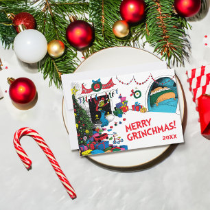Dr. Seuss Grinch   Durch den Schornstein Feiertagskarte