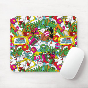 Dr. Seuss Grinch Farbige Muster Mousepad