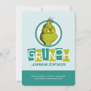 Dr. Seuss   Grinch-Grüße Karte