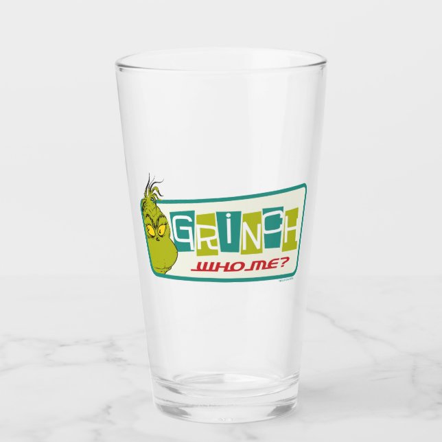 Dr. Seuss | Grinch - Wer bin ich? Glas (Vorderseite)