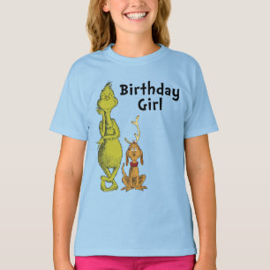 Dr. Seuss   Grinch Winter Birthday Girl T-Shirt