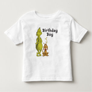 Dr. Seuss   Grinch Winter Geburtstag Kleinkind T-shirt