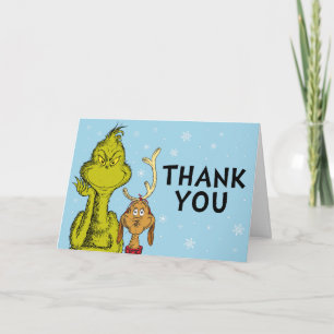 Dr. Seuss   Grinch Winter Geburtstags Dankeschön Karte