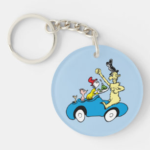 Dr. Seuss Grüne Eier mit Schinken Charaktere im Au Schlüsselanhänger