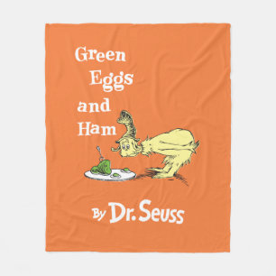 Dr. Seuss Grüne Eier mit Schinken Fleecedecke