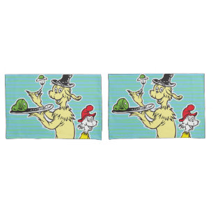 Dr. Seuss Grüne Eier mit Schinken Freund & Sam Kissenbezug