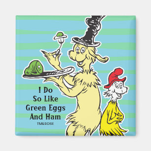 Dr. Seuss Grüne Eier mit Schinken Freund & Sam Magnet