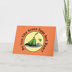 Dr. Seuss   Grüne Eier mit Schinken Icon Karte
