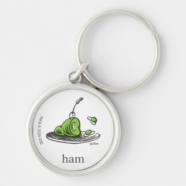 Dr. Seuss | Grüne Eier mit Schinken Schlüsselanhänger (Vorne)