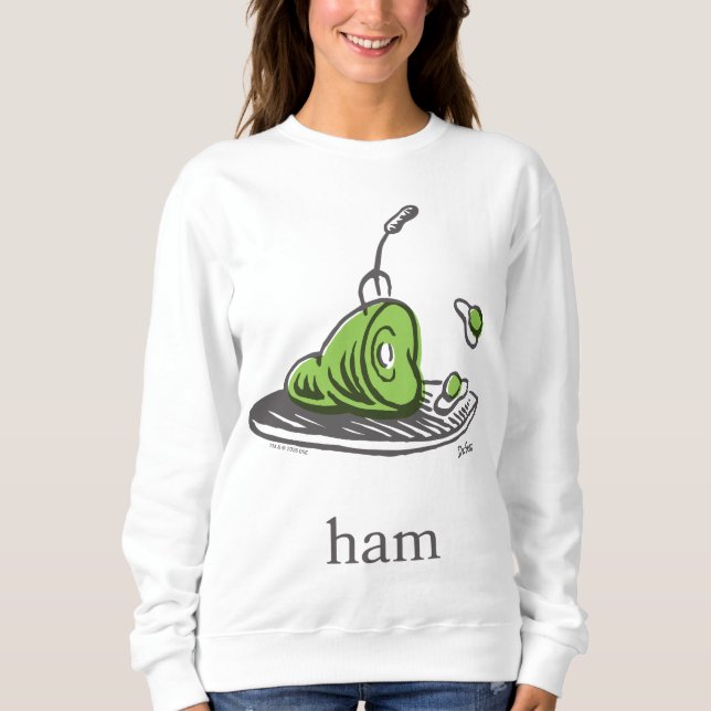 Dr. Seuss | Grüne Eier mit Schinken Sweatshirt (Vorderseite)