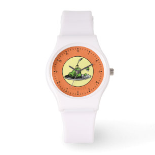 Dr. Seuss Grüne Eier mit Schinken Symbol Armbanduhr