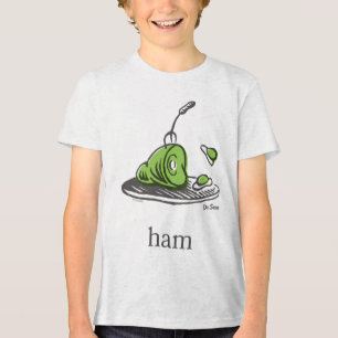 Dr. Seuss Grüne Eier mit Schinken Tri-Blend Shirt