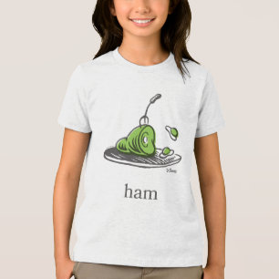 Dr. Seuss Grüne Eier mit Schinken Tri-Blend Shirt