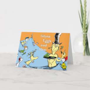 Dr. Seuss Grüne Eier mit Schinken Wasserszene Karte