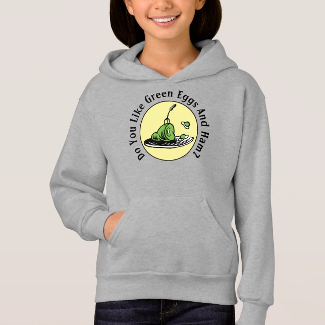 Dr. Seuss | Grüne Eier und Hammsymbol Hoodie (Vorderseite)