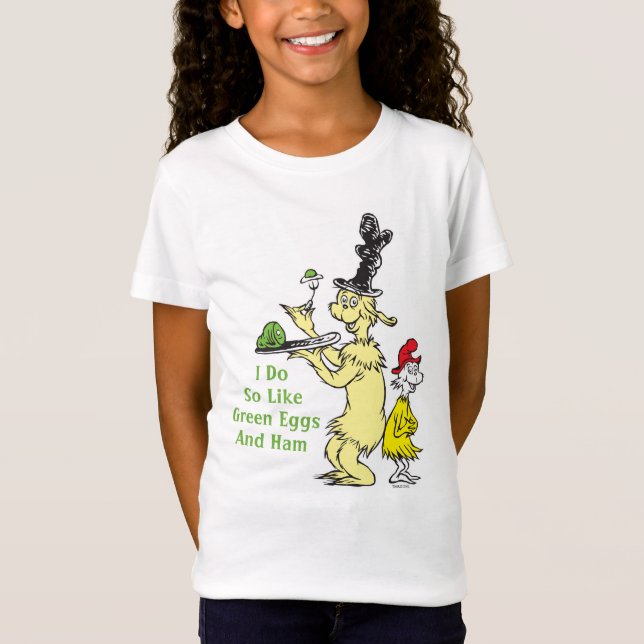 Dr. Seuss| Grüne Eier und Schinken| Friend & Sam-I T-Shirt (Vorderseite)