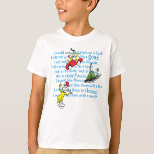 Dr. Seuss   Grüne Eier und Schinken Storybook Must T-Shirt