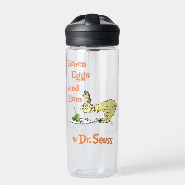 Dr. Seuss | Grüne Eier und Schinken Trinkflasche (Vorderseite)
