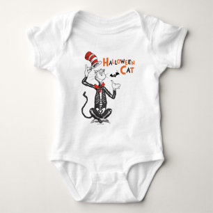 Dr. Seuss Halloween Cat in the Hat Baby Strampler