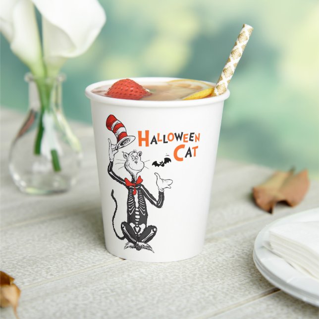 Dr. Seuss | Halloween Cat in the Hat Pappbecher (In Situ)