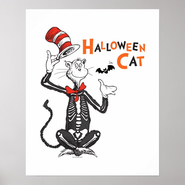 Dr. Seuss | Halloween Cat in the Hat Poster (Vorne)
