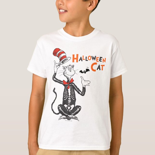 Dr. Seuss | Halloween Cat in the Hat T-Shirt (Vorderseite)