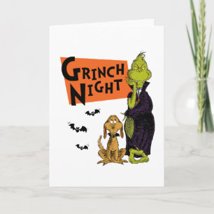 Dr. Seuss   Halloween Grinch Nacht Grafik Karte