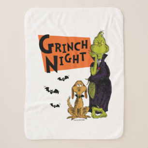 Dr. Seuss Halloween Grinch Nacht Grafik Sherpadecke
