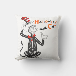 Dr. Seuss   Halloween-Katze im Hut Kissen