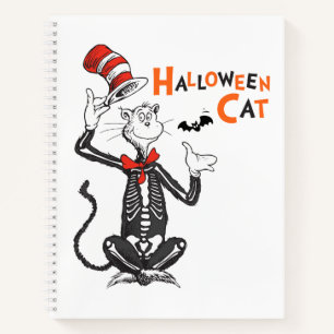 Dr. Seuss   Halloween-Katze im Hut Notizbuch