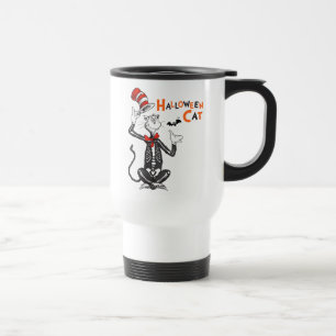 Dr. Seuss Halloween-Katze im Hut Reisebecher