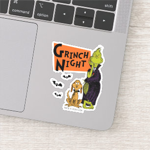 Dr. Seuss   Hallowen Grinch Night Graphic Aufkleber