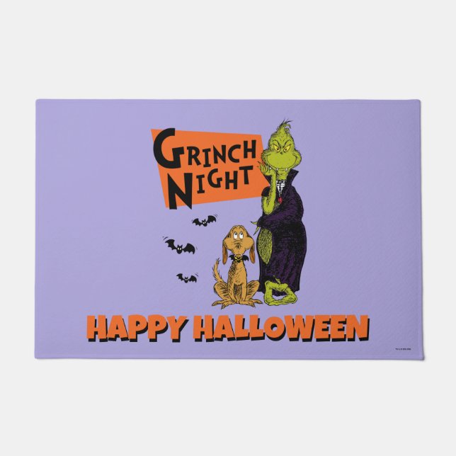 Dr. Seuss | Hallowen Grinch Night Graphic Fußmatte (Vorderseite)