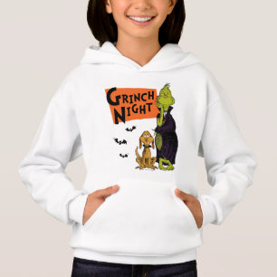 Dr. Seuss Hallowen Grinch Night Graphic Hoodie