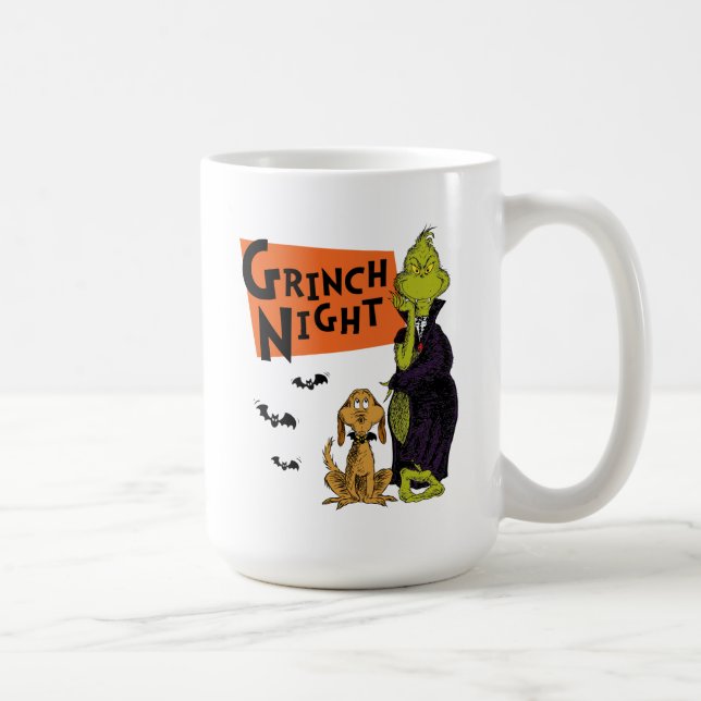 Dr. Seuss | Hallowen Grinch Night Graphic Kaffeetasse (Rechts)