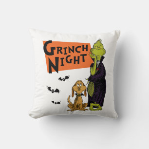 Dr. Seuss   Hallowen Grinch Night Graphic Kissen