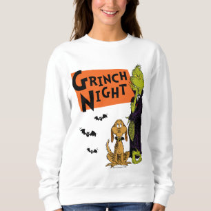 Dr. Seuss   Hallowen Grinch Night Graphic Sweatshirt