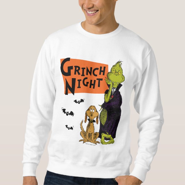 Dr. Seuss | Hallowen Grinch Night Graphic Sweatshirt (Vorderseite)