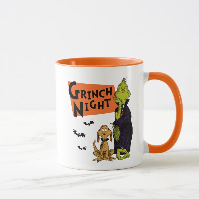 Dr. Seuss | Hallowen Grinch Night Graphic Tasse (Rechts)