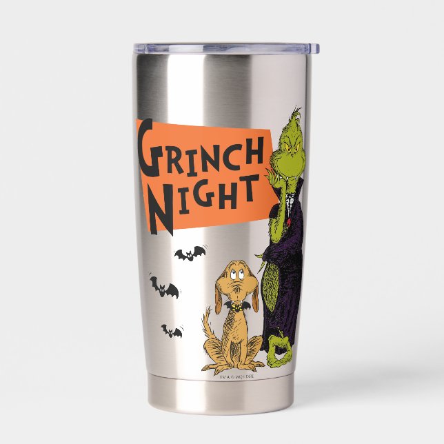 Dr. Seuss | Hallowen Grinch Night Graphic Thermobecher (Links)